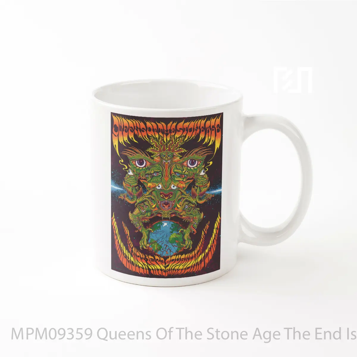 Mug Queens Of The Stone Age The End Is Nero Uk Tour 2023 Variant MPM09359