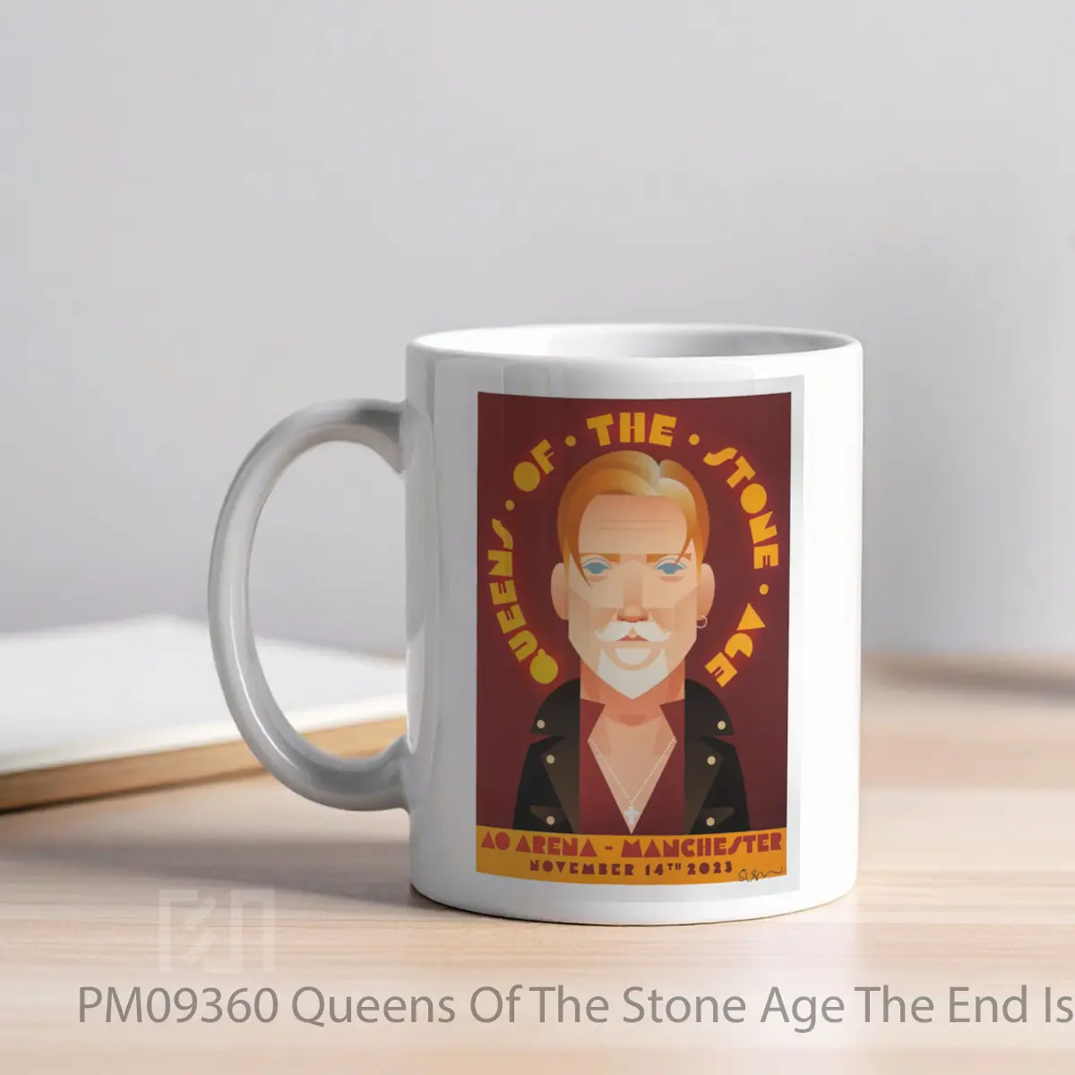Mug Queens Of The Stone Age The End Is Nero Uk Tour 2023 MPM09360 - All-side / Desain