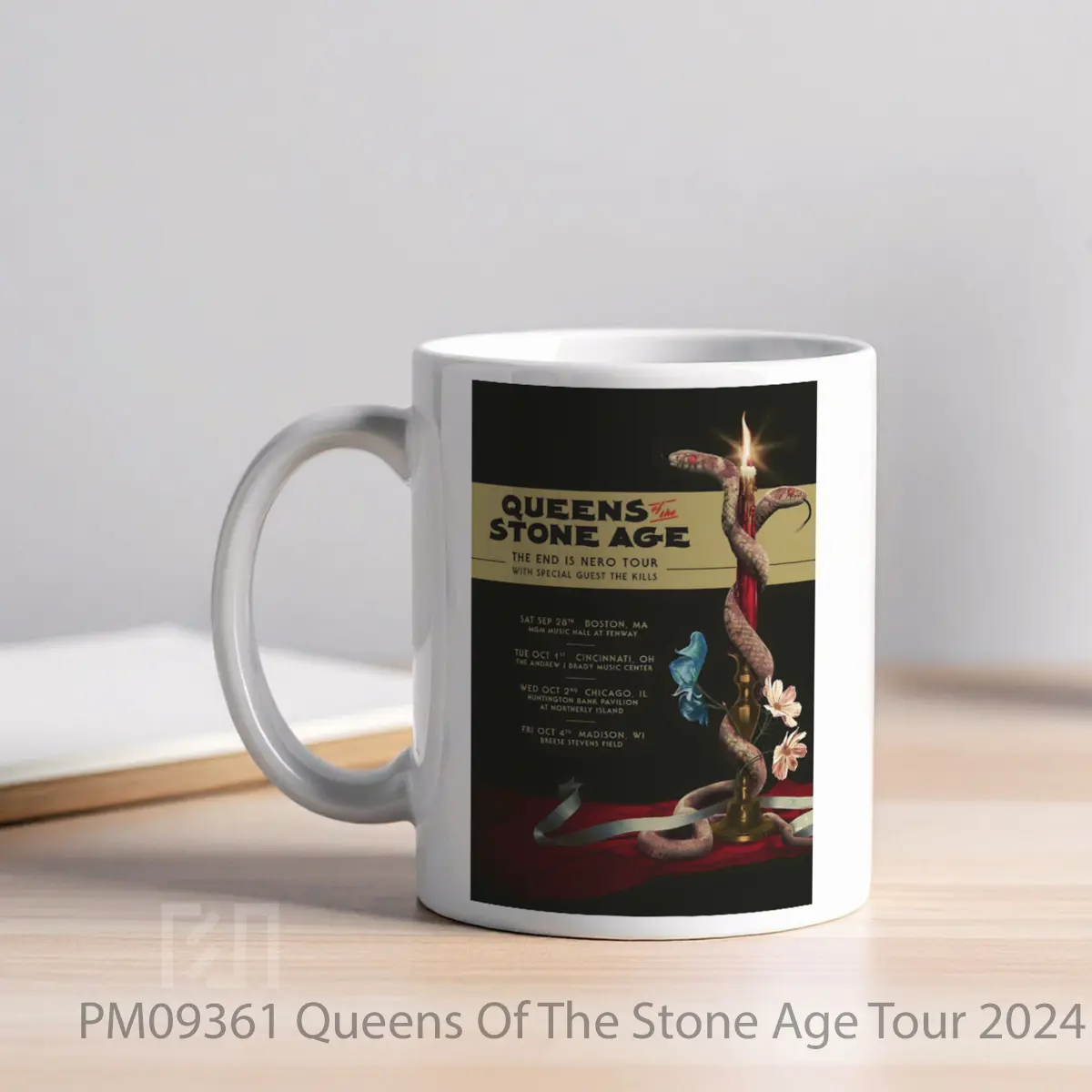 Mug Queens Of The Stone Age Tour 2024 MPM09361 - All-side / Desain