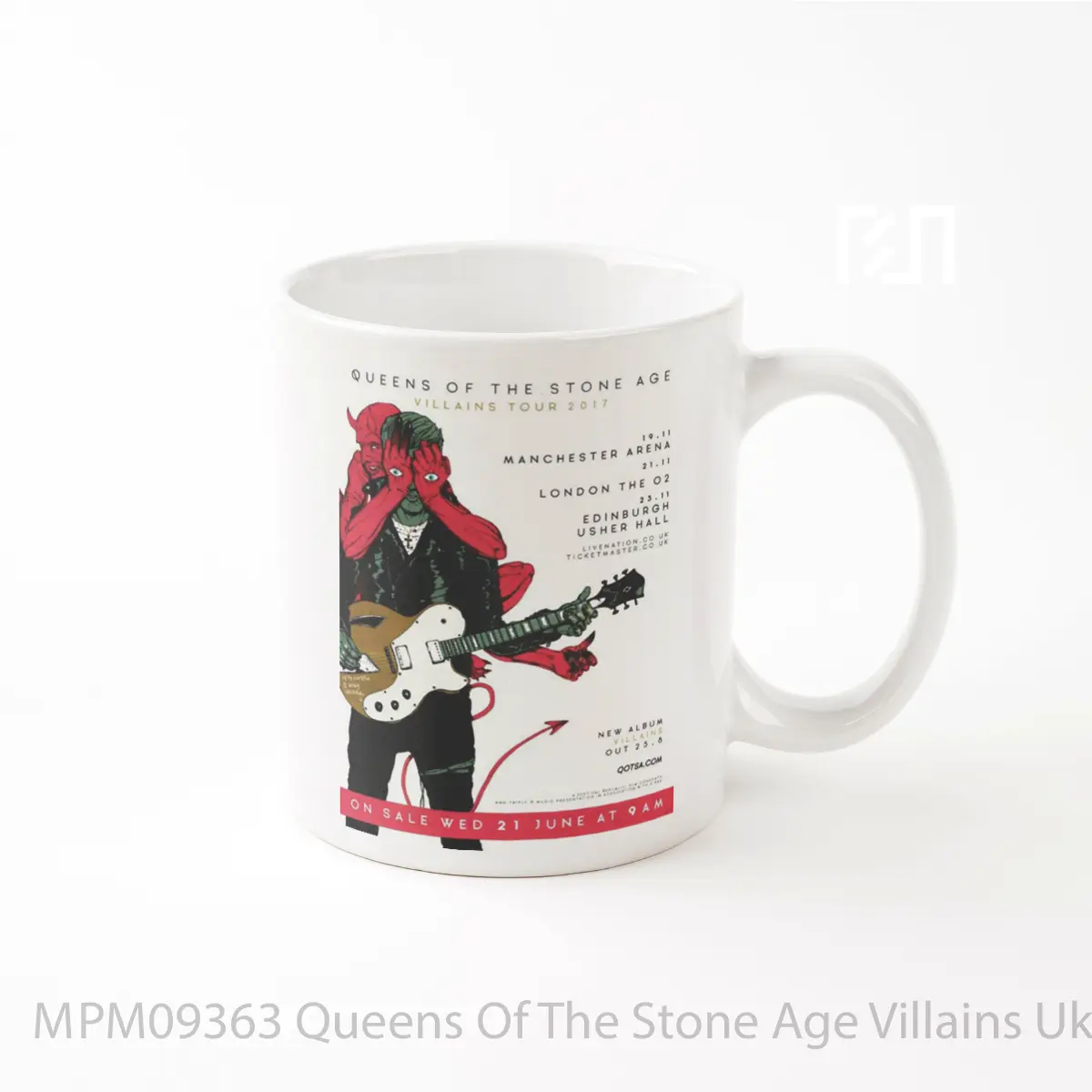 Mug Queens Of The Stone Age Villains Uk Tour 2017 MPM09363