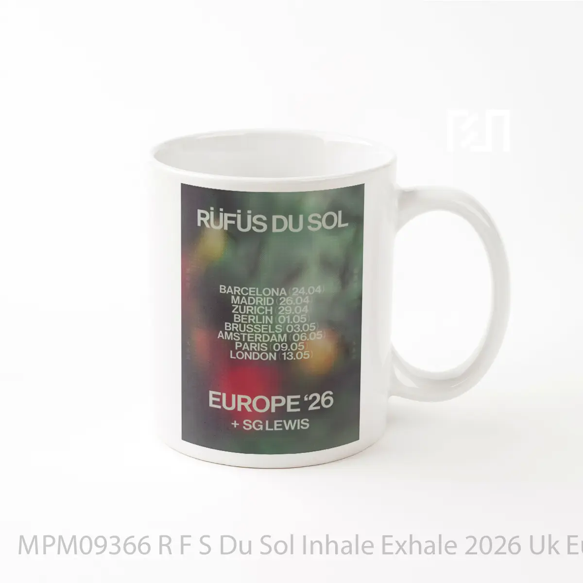 Mug R F S Du Sol Inhale Exhale 2026 Uk Europe Tour MPM09366