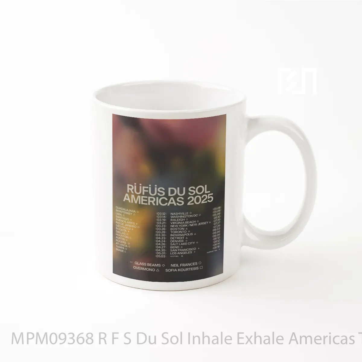 Mug R F S Du Sol Inhale Exhale Americas Tour 2025 MPM09368