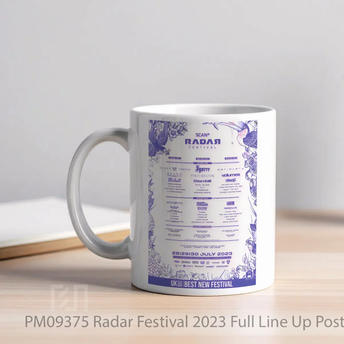 Mug Radar Festival 2023 Full Line Up MPM09375 - All-side / Desain