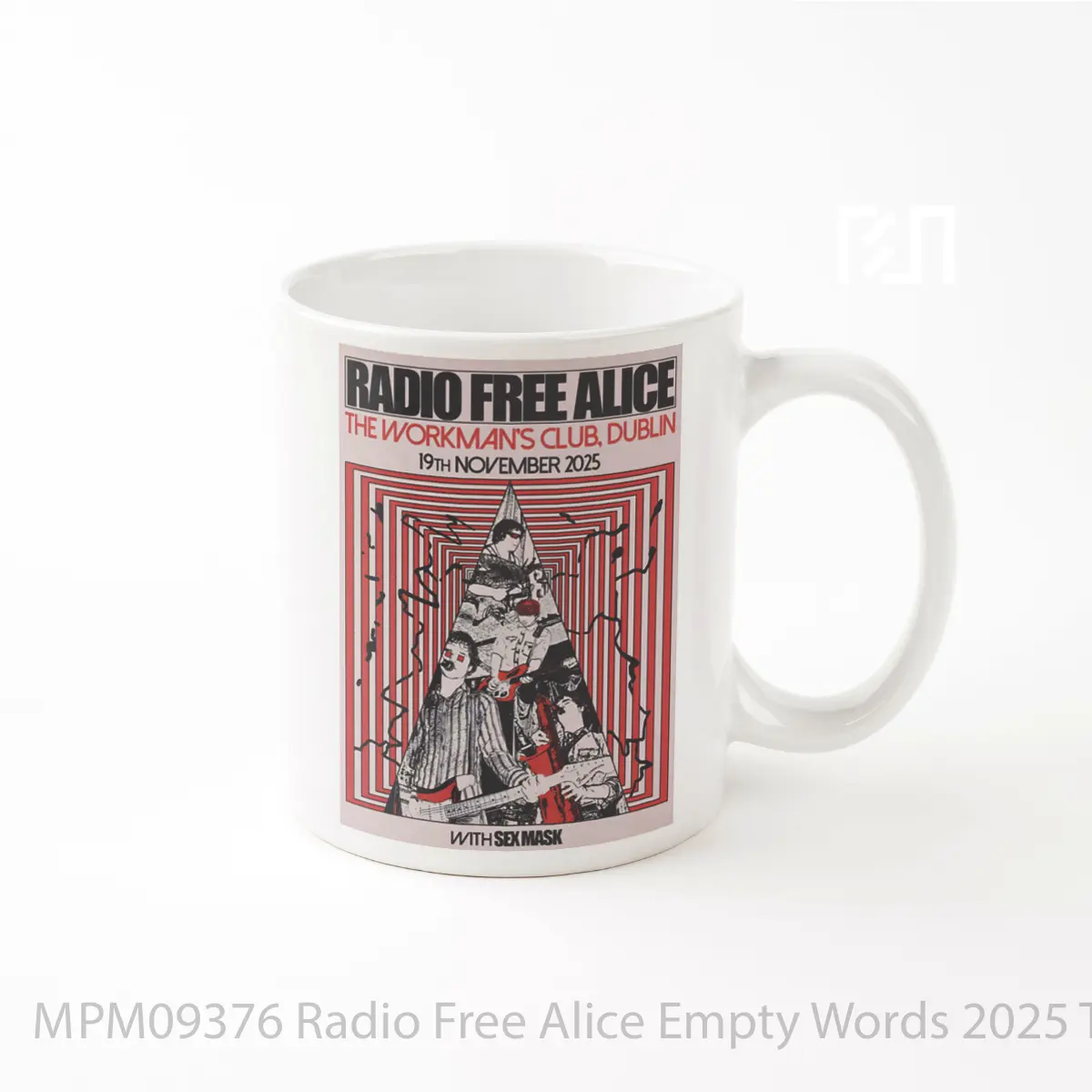 Mug Radio Free Alice Empty Words 2025 Tour Dublin MPM09376