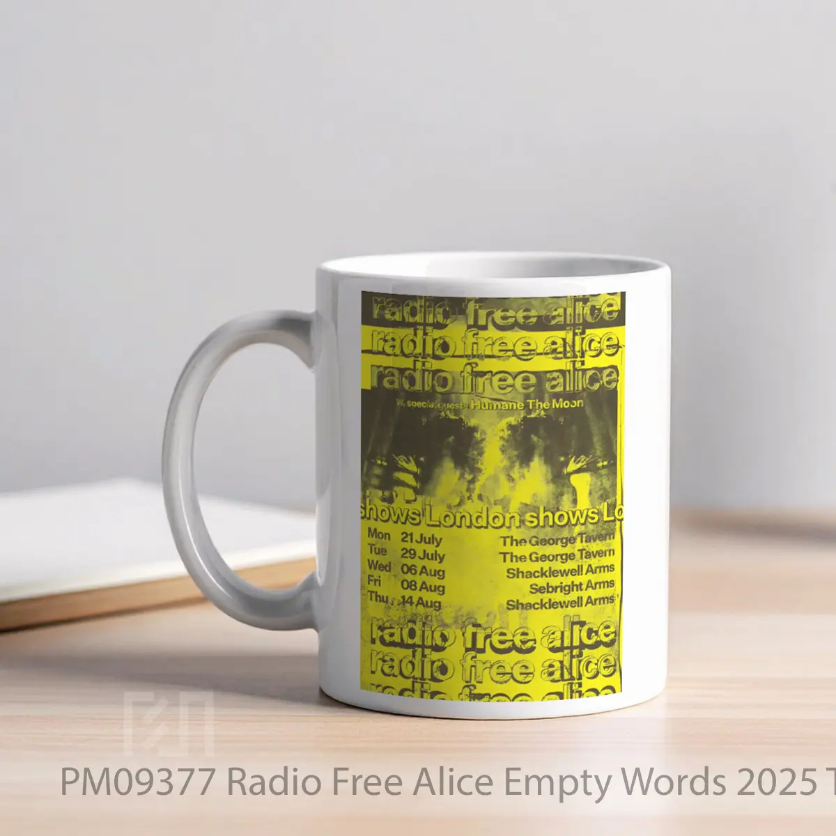 Mug Radio Free Alice Empty Words 2025 Tour MPM09377 - All-side / Desain