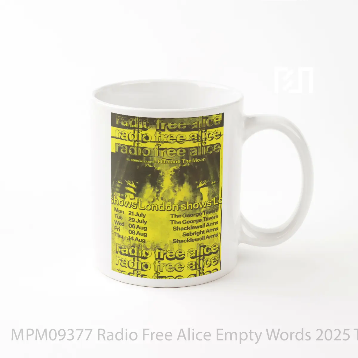 Mug Radio Free Alice Empty Words 2025 Tour MPM09377