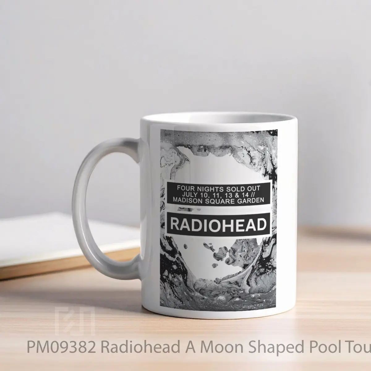 Mug Radiohead A Moon Shaped Pool Tour 2018 New York Msg MPM09382 - All-side / Desain