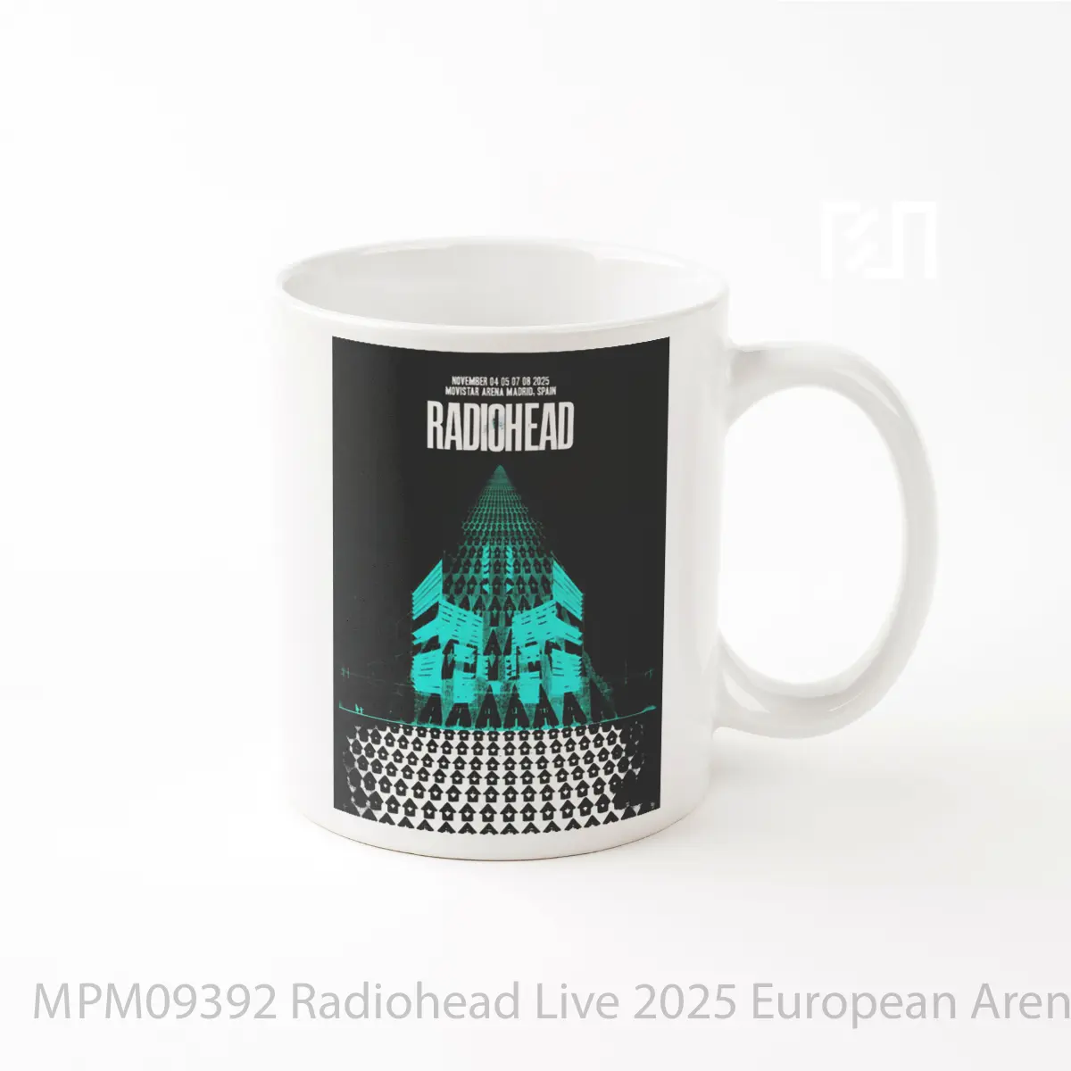 Mug Radiohead Live 2025 European Arena Tour Madrid MPM09392