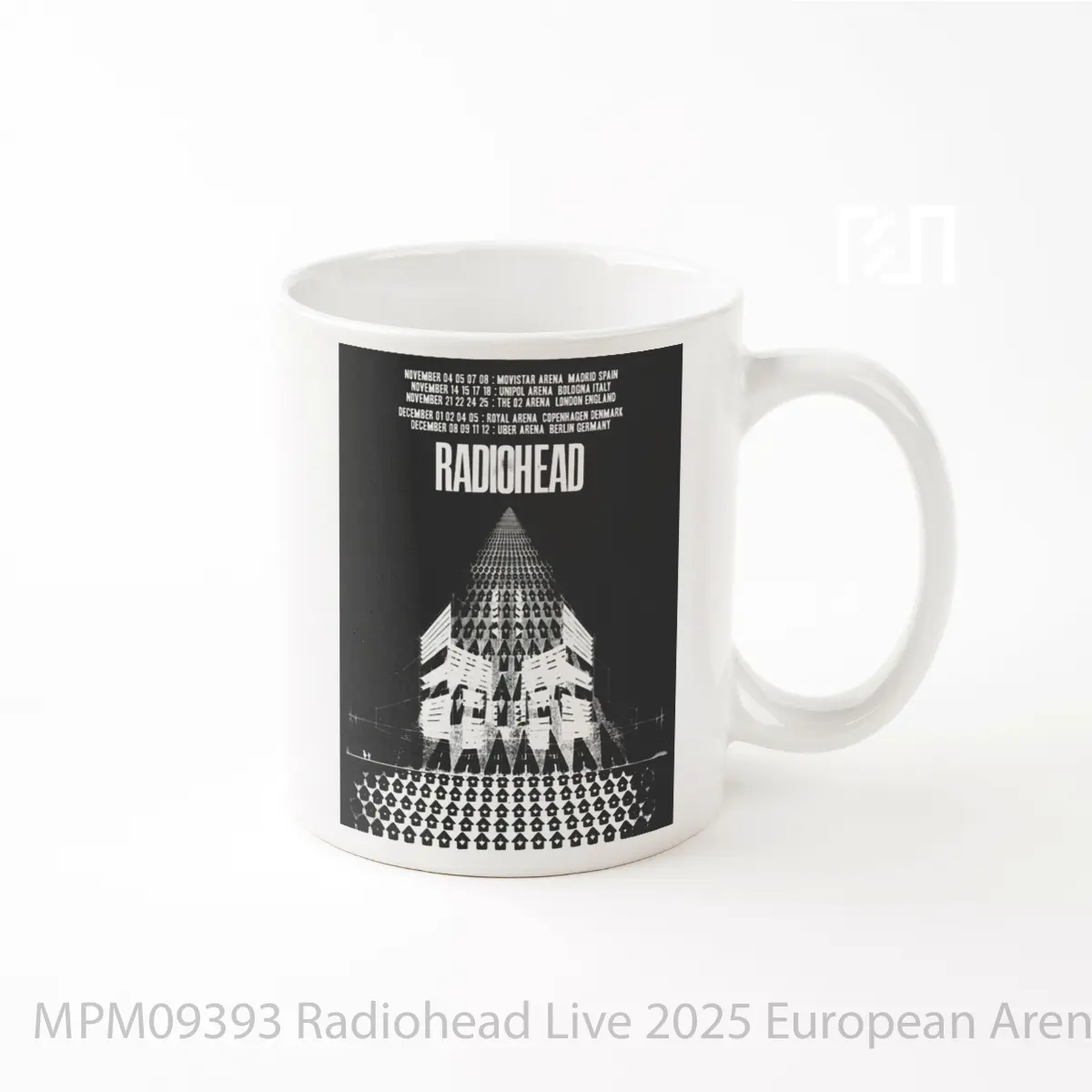 Mug Radiohead Live 2025 European Arena Tour MPM09393