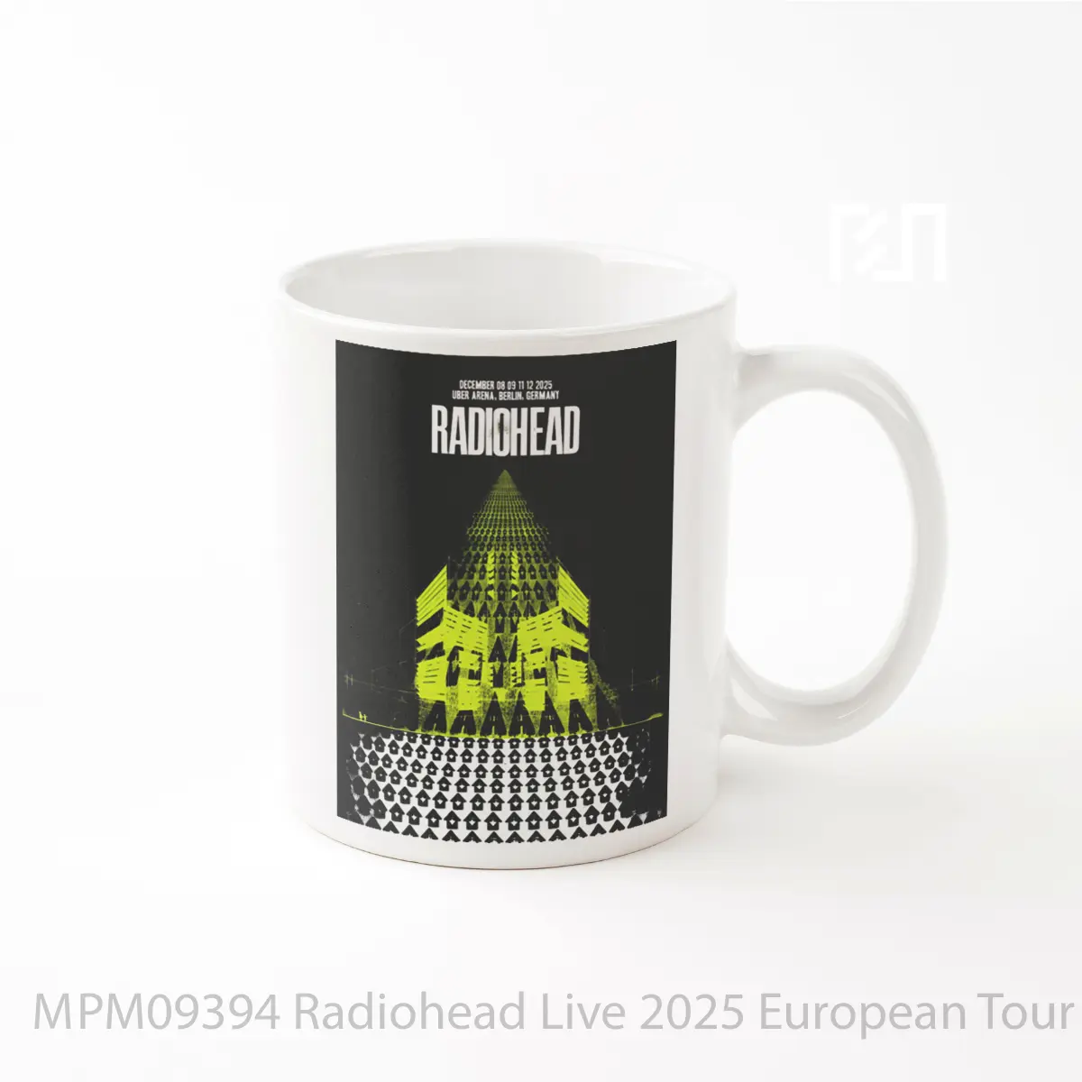 Mug Radiohead Live 2025 European Tour Berlin Uber Arena MPM09394