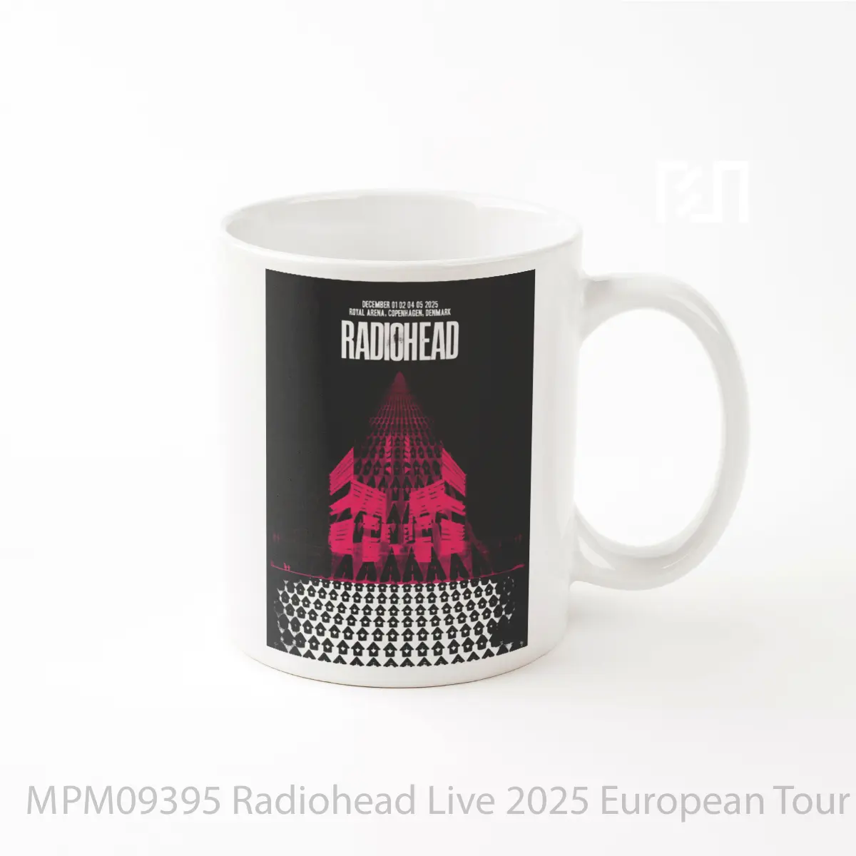 Mug Radiohead Live 2025 European Tour Copenhagen Royal Arena MPM09395