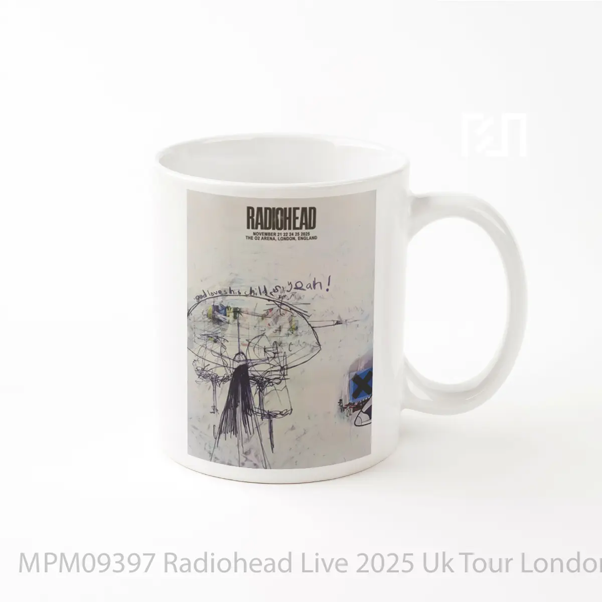 Mug Radiohead Live 2025 Uk Tour London The O2 Arena MPM09397