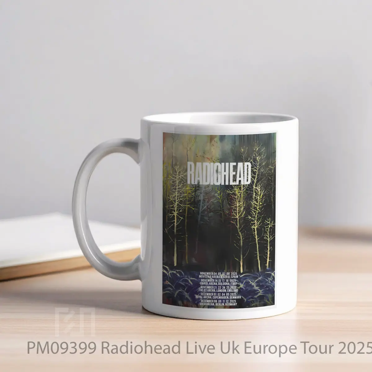 Mug Radiohead Live Uk Europe Tour 2025 MPM09399 - All-side / Desain