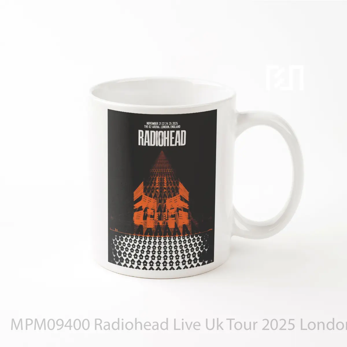 Mug Radiohead Live Uk Tour 2025 London O2 Arena MPM09400