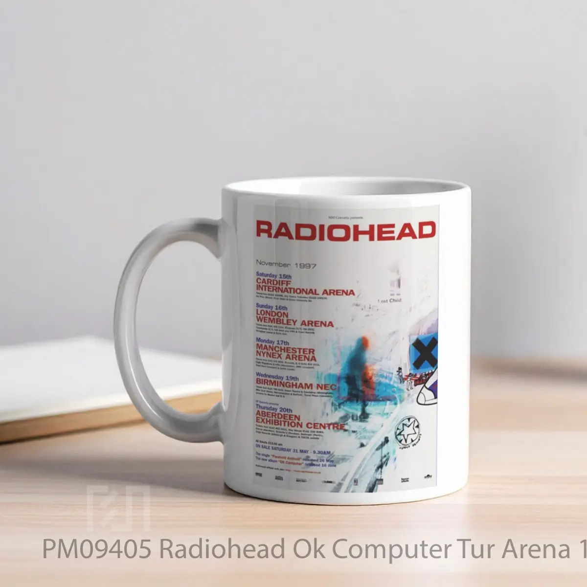 Mug Radiohead Ok Computer Tur Arena 1997 MPM09405 - All-side / Desain