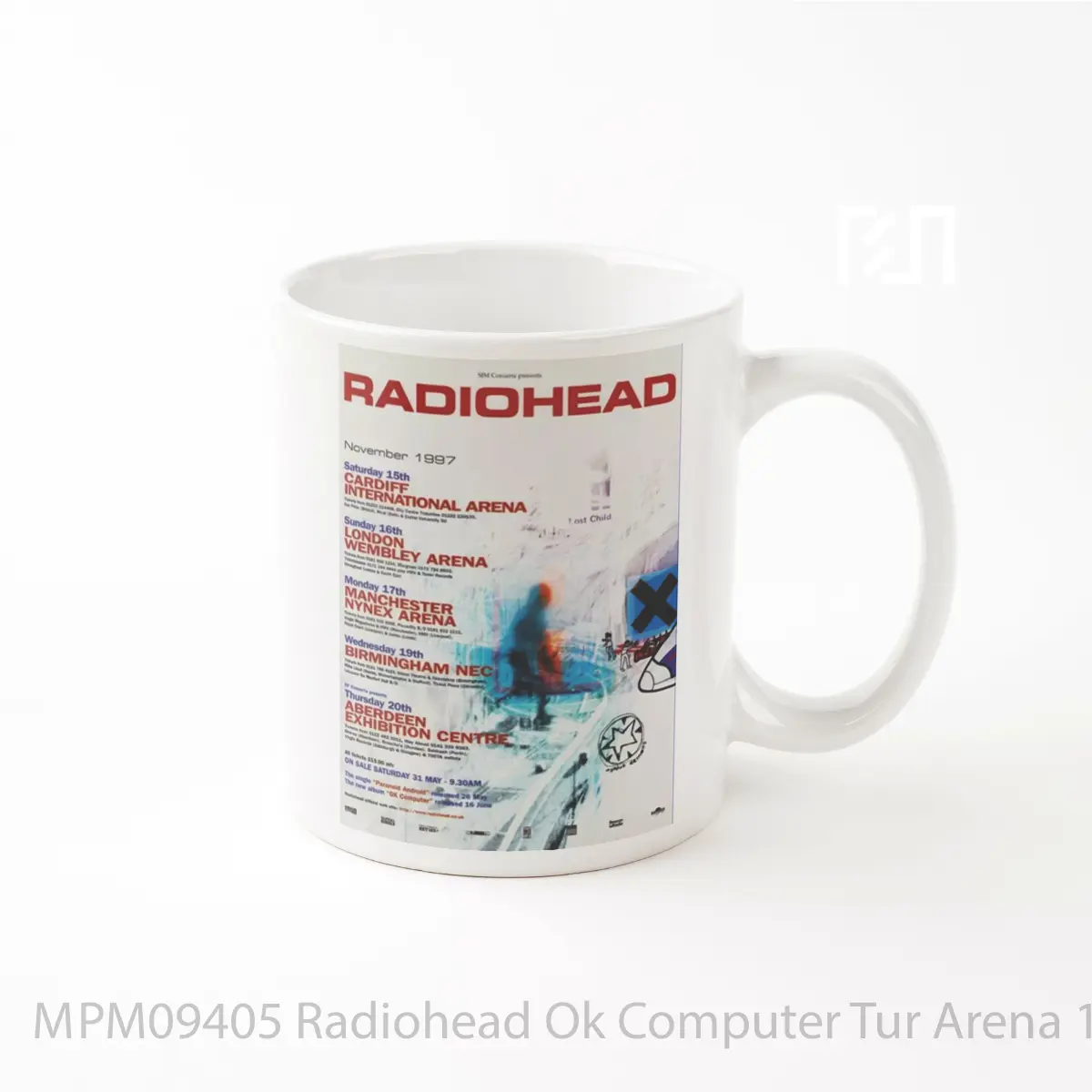 Mug Radiohead Ok Computer Tur Arena 1997 MPM09405