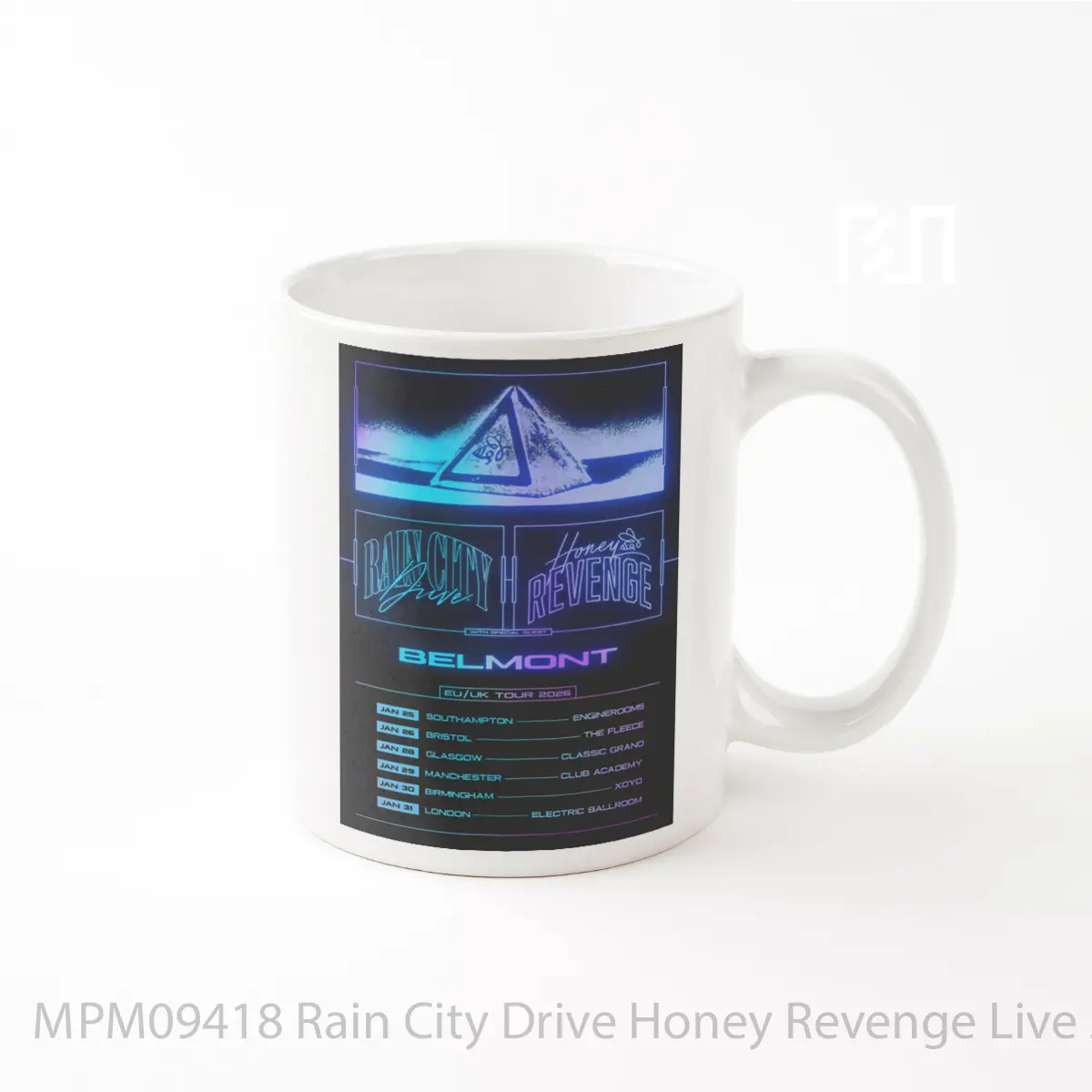 Mug Rain City Drive Honey Revenge Live 2026 Uk Tour MPM09418