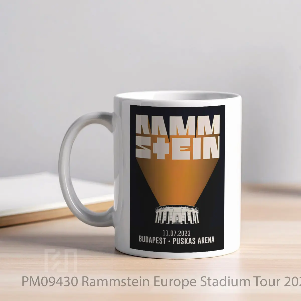 Mug Rammstein Europe Stadium Tour 2023 Budapest Hungary MPM09430 - All-side / Desain