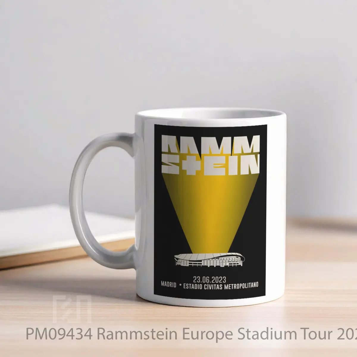 Mug Rammstein Europe Stadium Tour 2023 Madrid MPM09434 - All-side / Desain