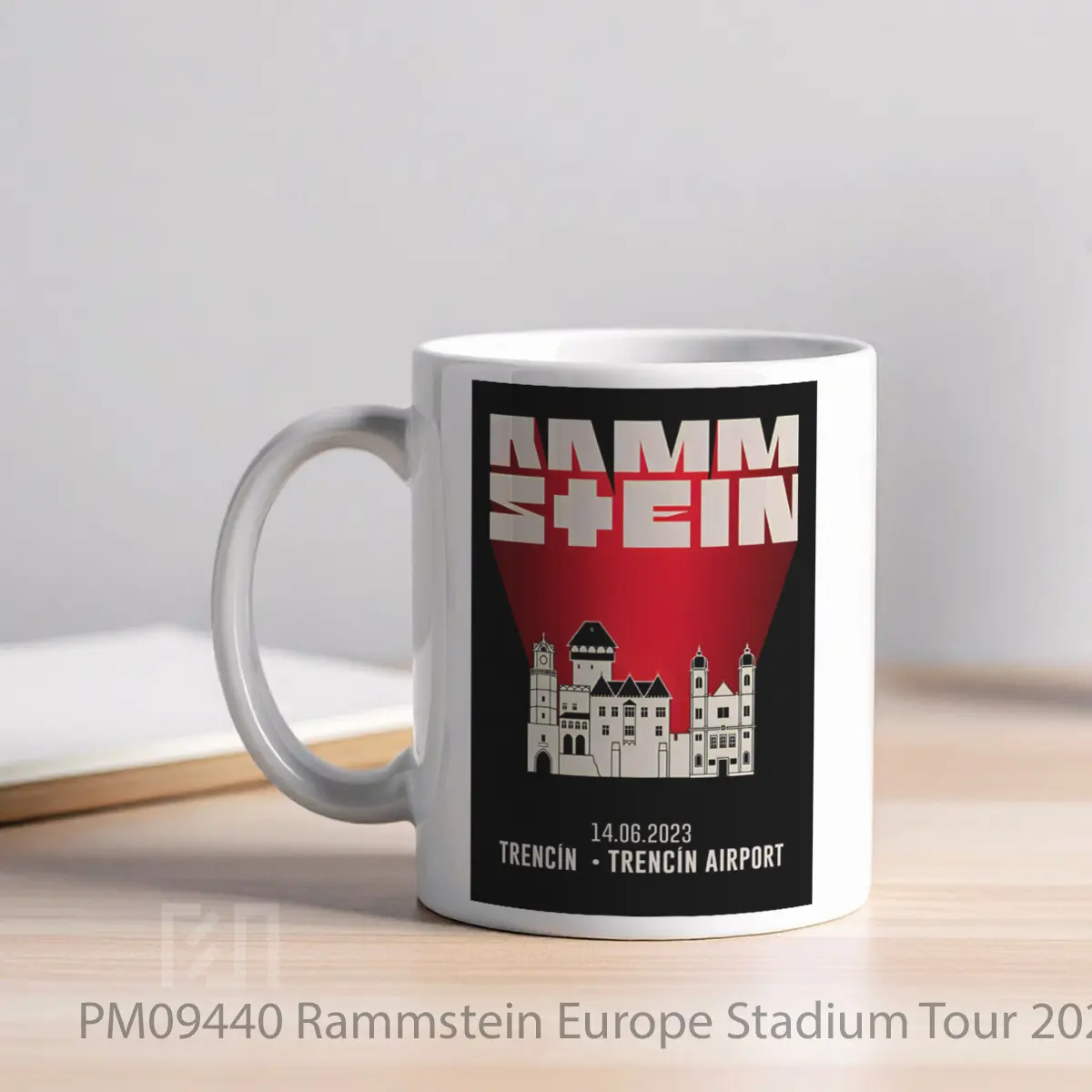 Mug Rammstein Europe Stadium Tour 2023 Slovakia Tren N Airport MPM09440 - All-side / Desain