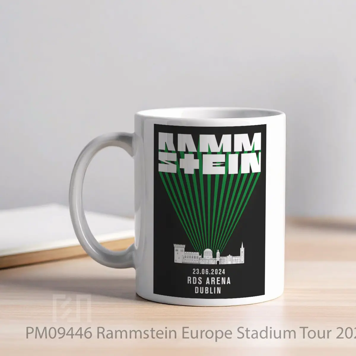 Mug Rammstein Europe Stadium Tour 2024 Dublin Rds Arena MPM09446 - All-side / Desain