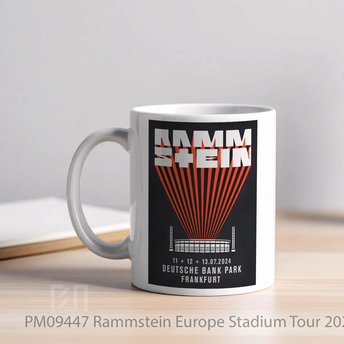 Mug Rammstein Europe Stadium Tour 2024 Frankfurt Germany MPM09447 - All-side / Desain