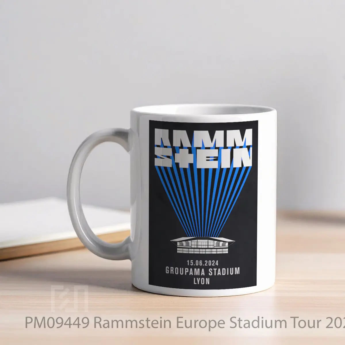 Mug Rammstein Europe Stadium Tour 2024 Lyon Groupama Stadium MPM09449 - All-side / Desain