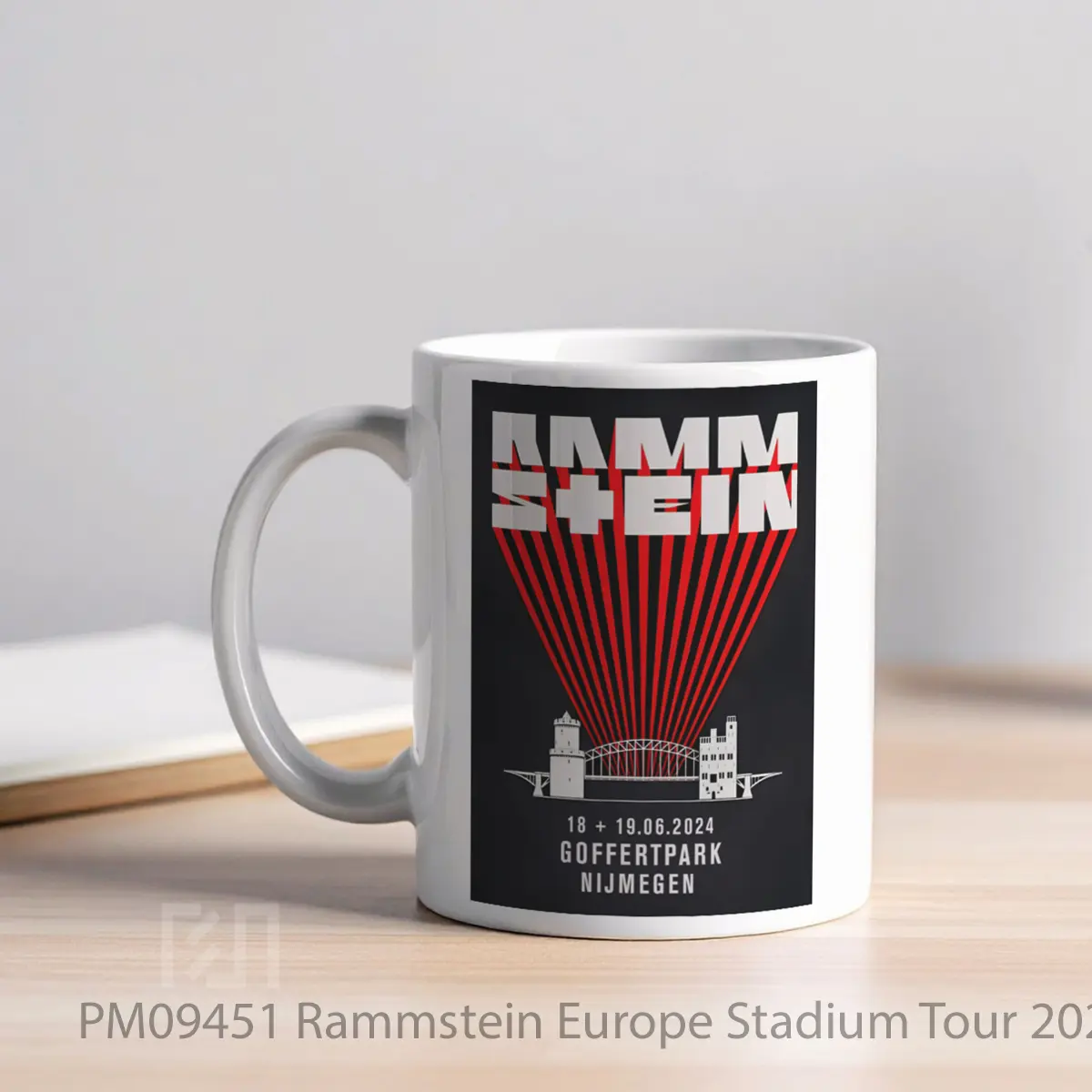 Mug Rammstein Europe Stadium Tour 2024 Nijmegen Goffertpark MPM09451 - All-side / Desain