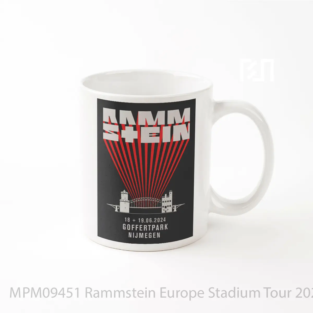 Mug Rammstein Europe Stadium Tour 2024 Nijmegen Goffertpark MPM09451