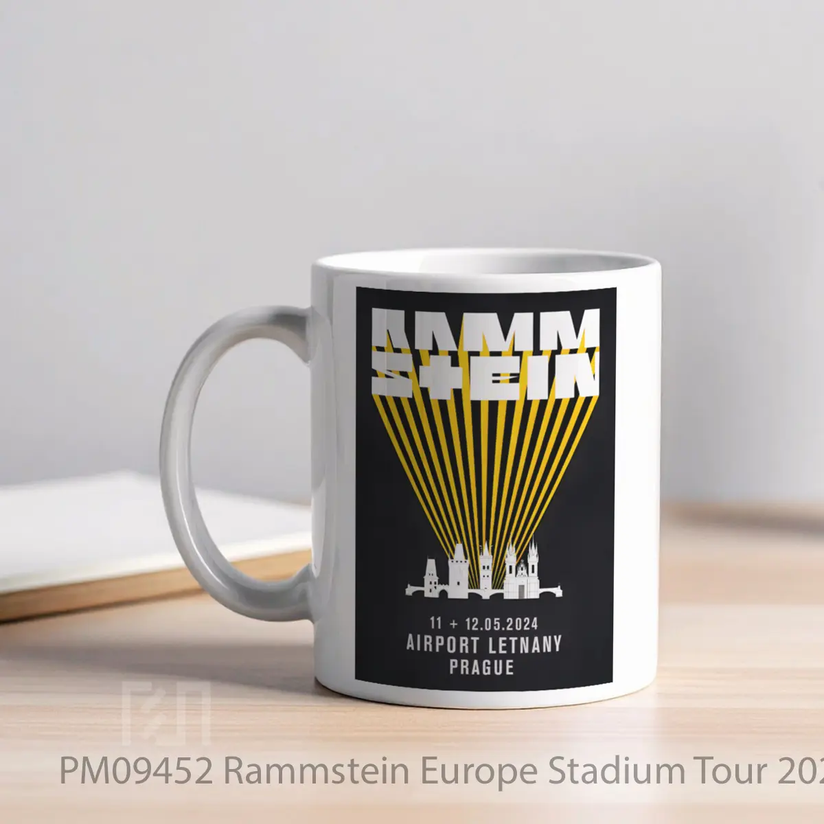 Mug Rammstein Europe Stadium Tour 2024 Prague Airport MPM09452 - All-side / Desain