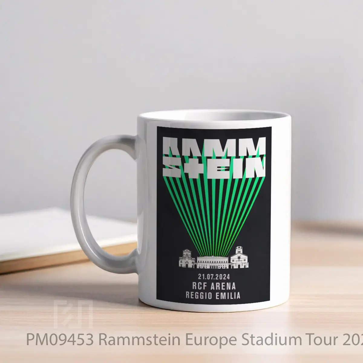 Mug Rammstein Europe Stadium Tour 2024 Reggio Emilia MPM09453 - All-side / Desain