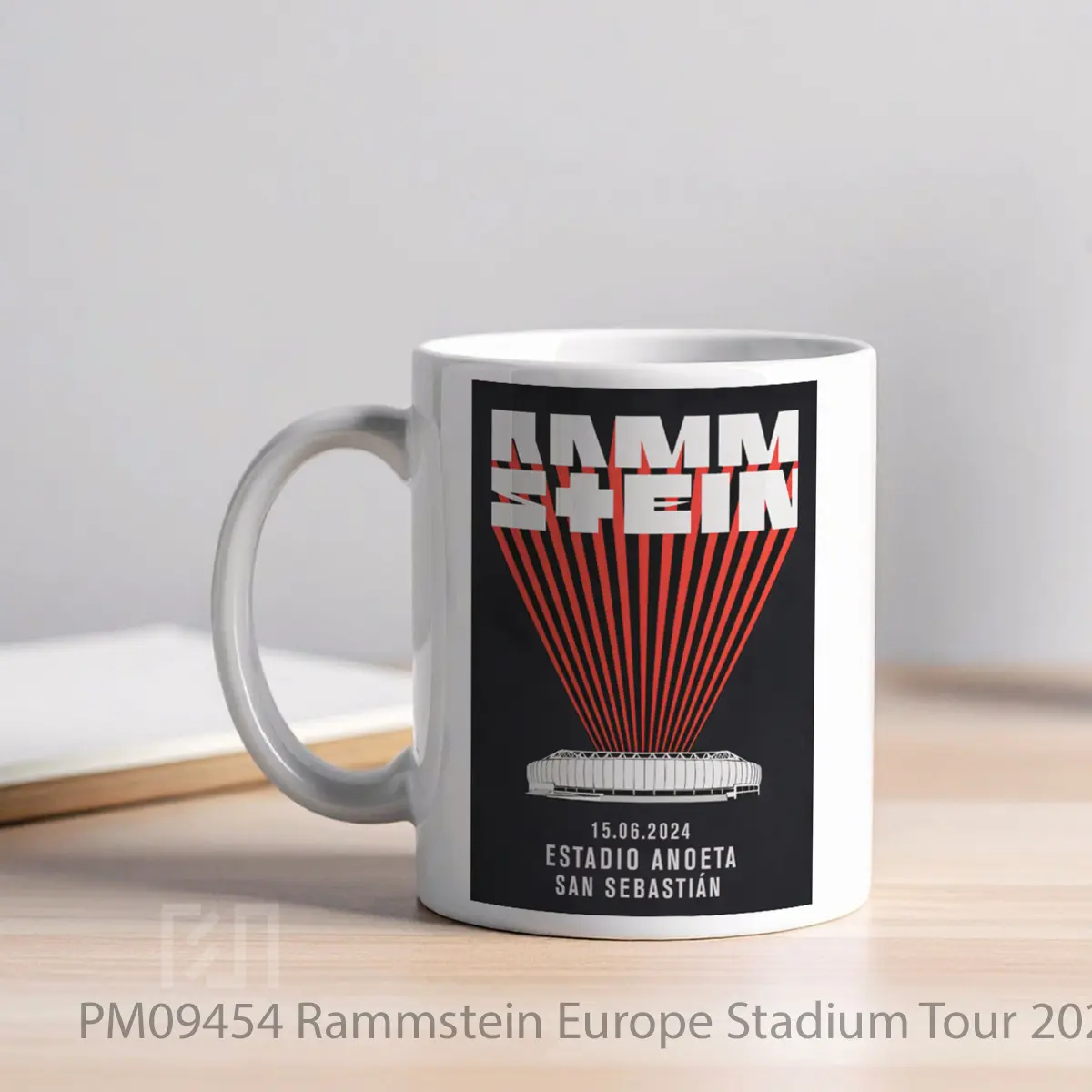 Mug Rammstein Europe Stadium Tour 2024 San Sebasti N MPM09454 - All-side / Desain