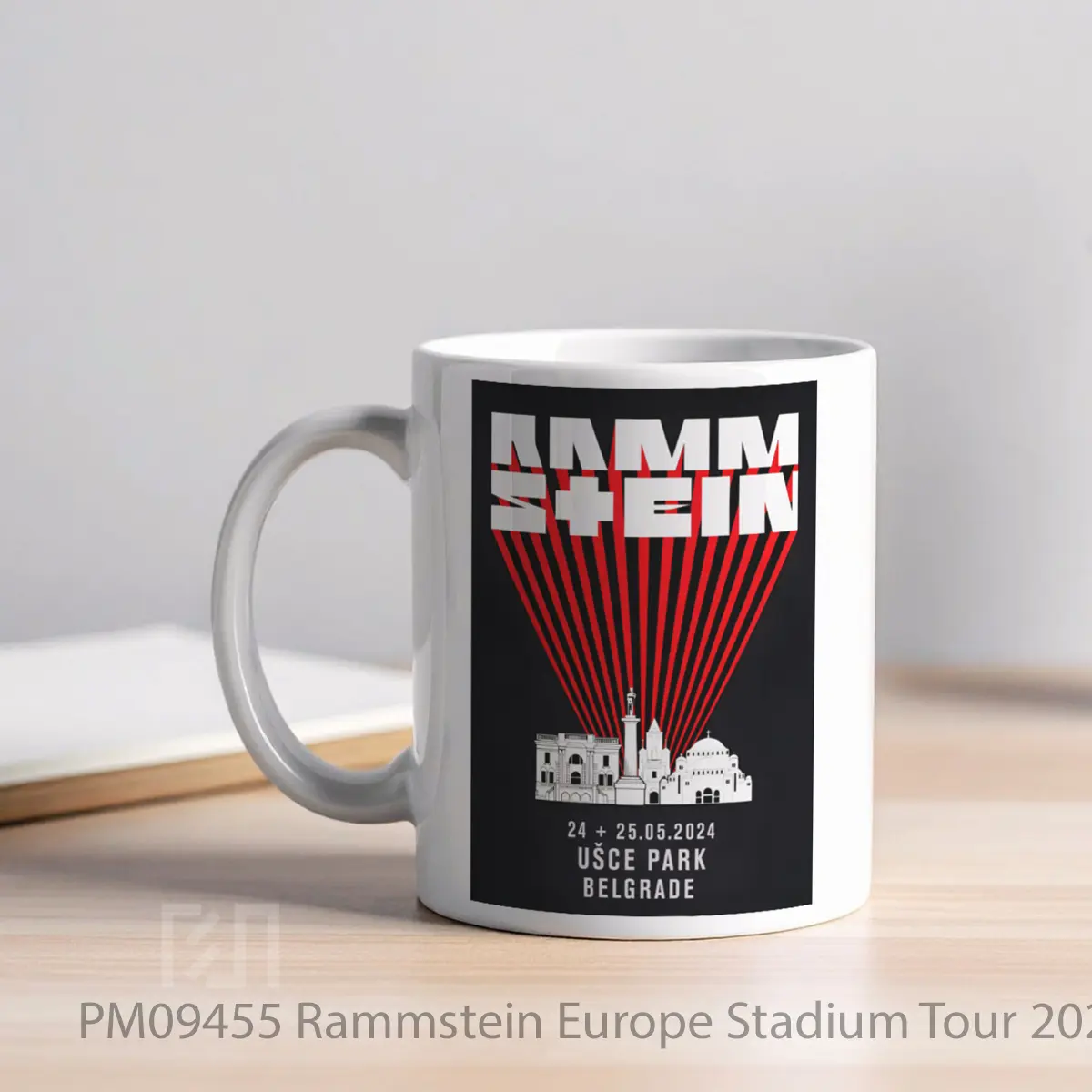 Mug Rammstein Europe Stadium Tour 2024 MPM09455 - All-side / Desain