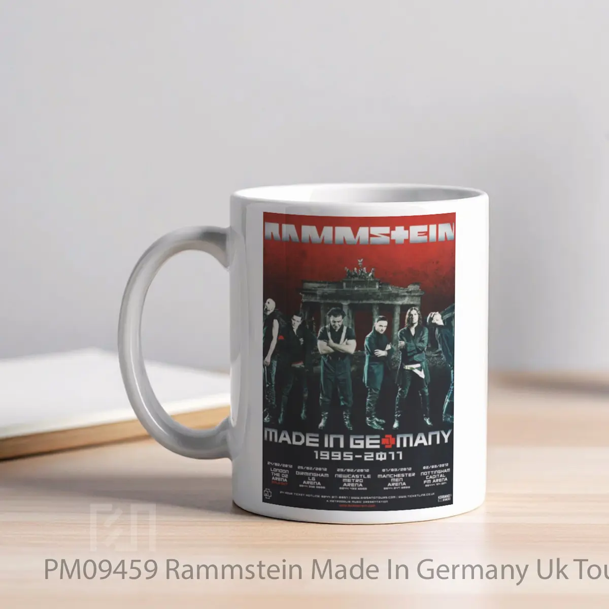 Mug Rammstein Made In Germany Uk Tour 2012 MPM09459 - All-side / Desain
