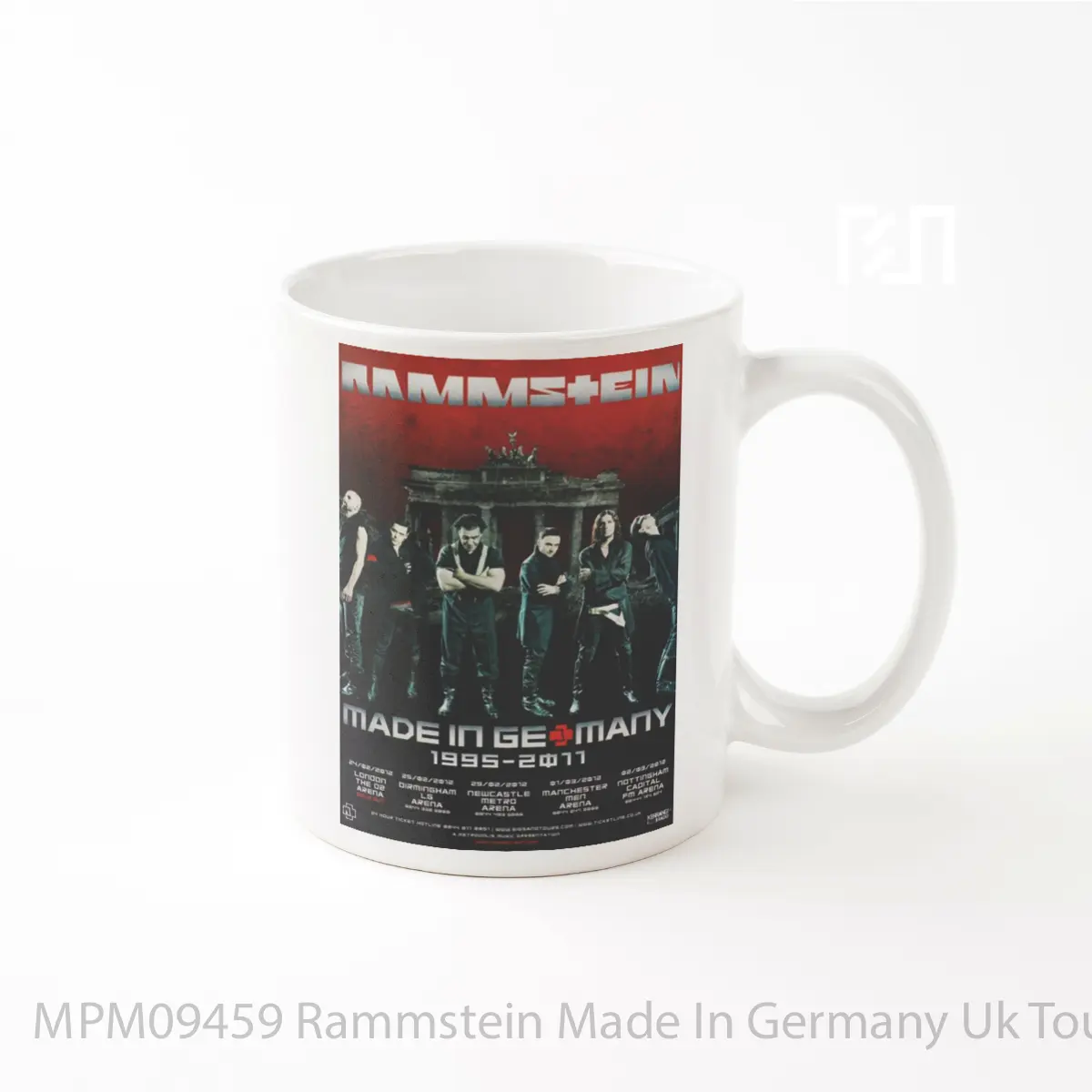 Mug Rammstein Made In Germany Uk Tour 2012 MPM09459