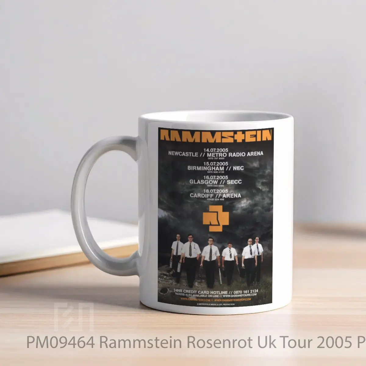 Mug Rammstein Rosenrot Uk Tour 2005 MPM09464 - All-side / Desain