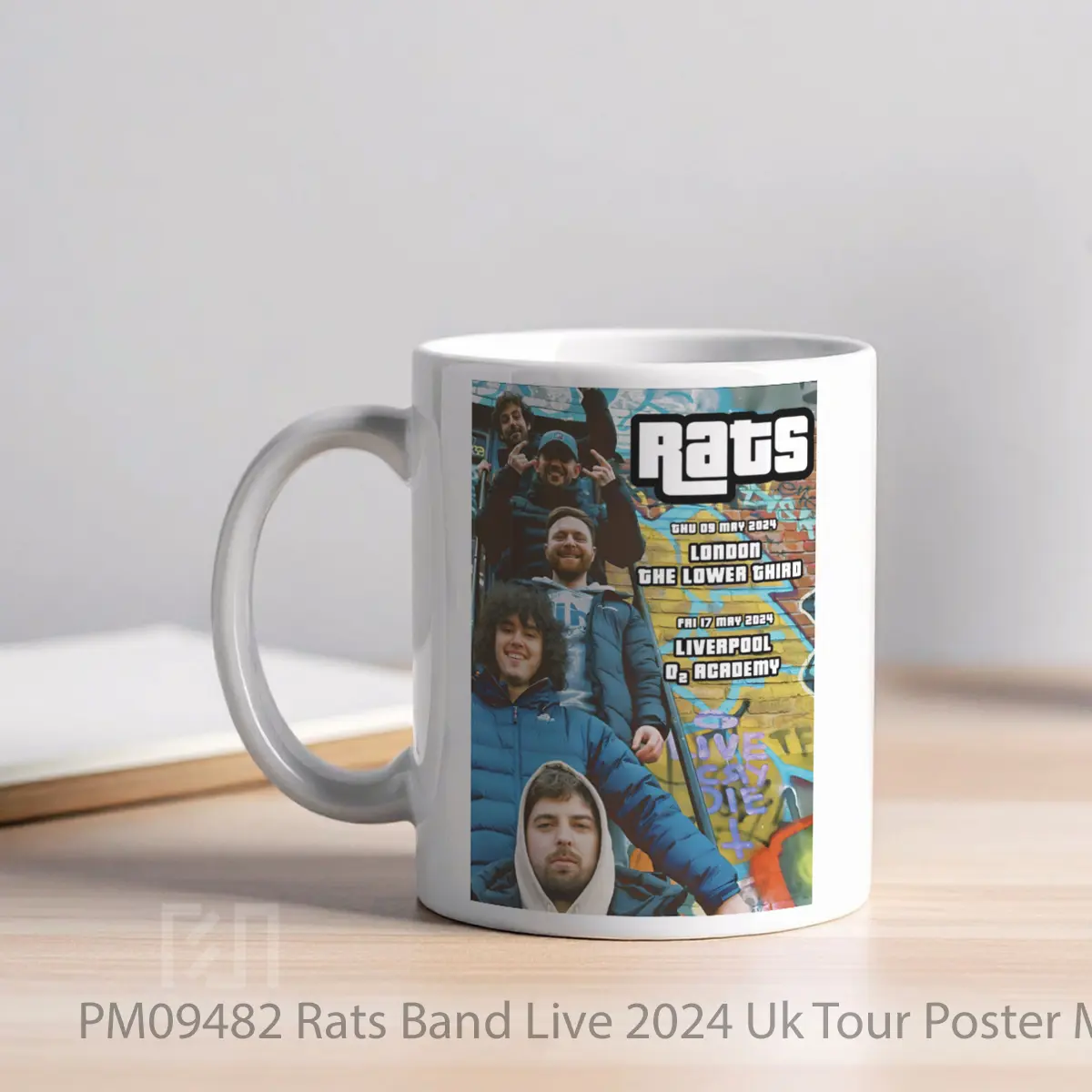 Mug Rats Band Live 2024 Uk Tour MPM09482 - All-side / Desain