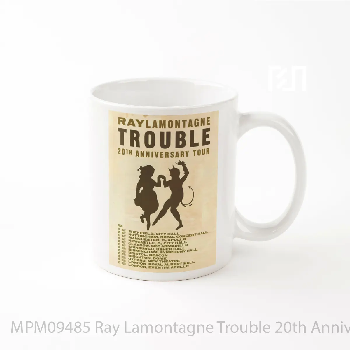 Mug Ray Lamontagne Trouble 20th Anniversary Uk Tour 2026 MPM09485