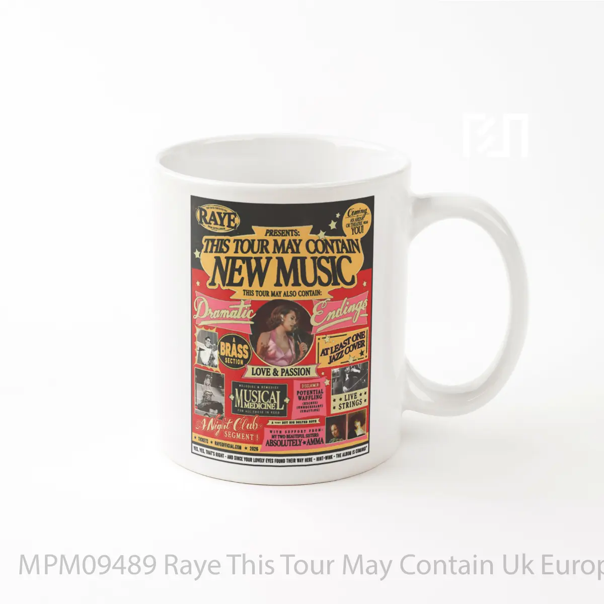 Mug Raye This Tour May Contain Uk Europe Tour 2026 MPM09489