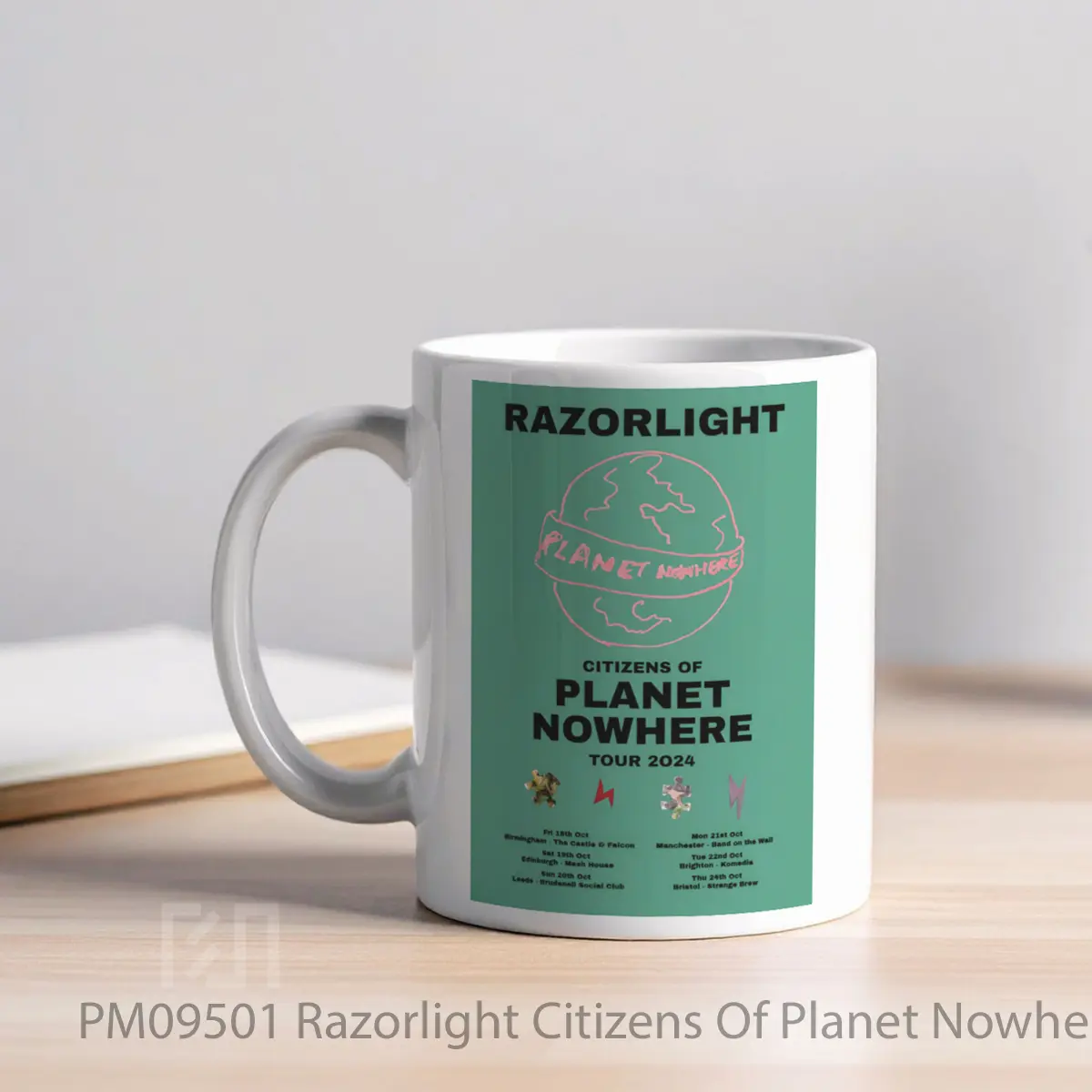 Mug Razorlight Citizens Of Planet Nowhere 2024 Uk Tour MPM09501 - All-side / Desain