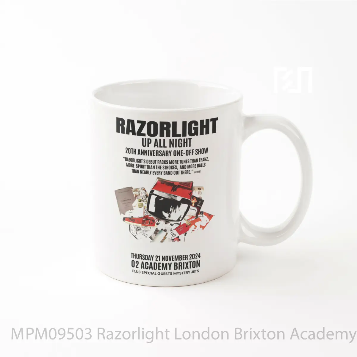 Mug Razorlight London Brixton Academy 2024 Tour MPM09503
