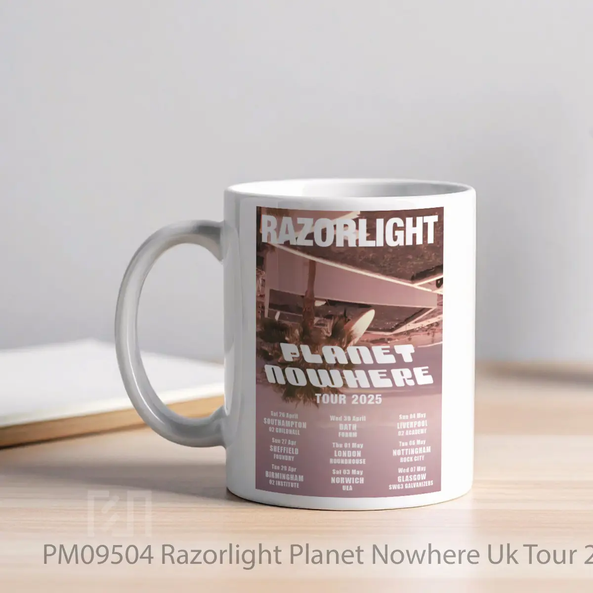 Mug Razorlight Planet Nowhere Uk Tour 2025 MPM09504 - All-side / Desain