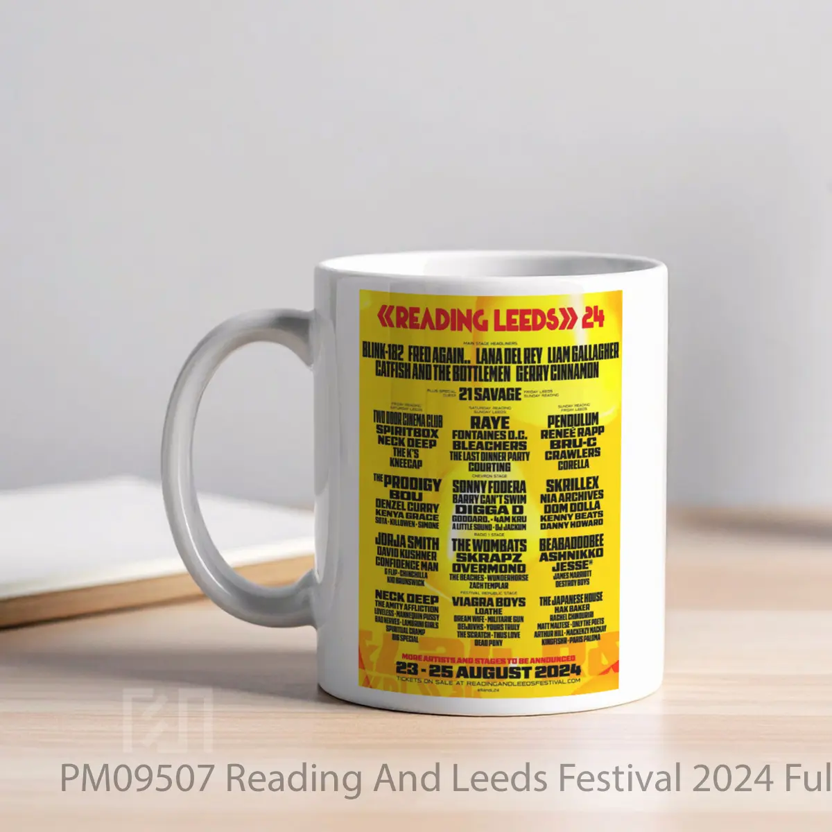 Mug Reading And Leeds Festival 2024 Full Line Up MPM09507 - All-side / Desain