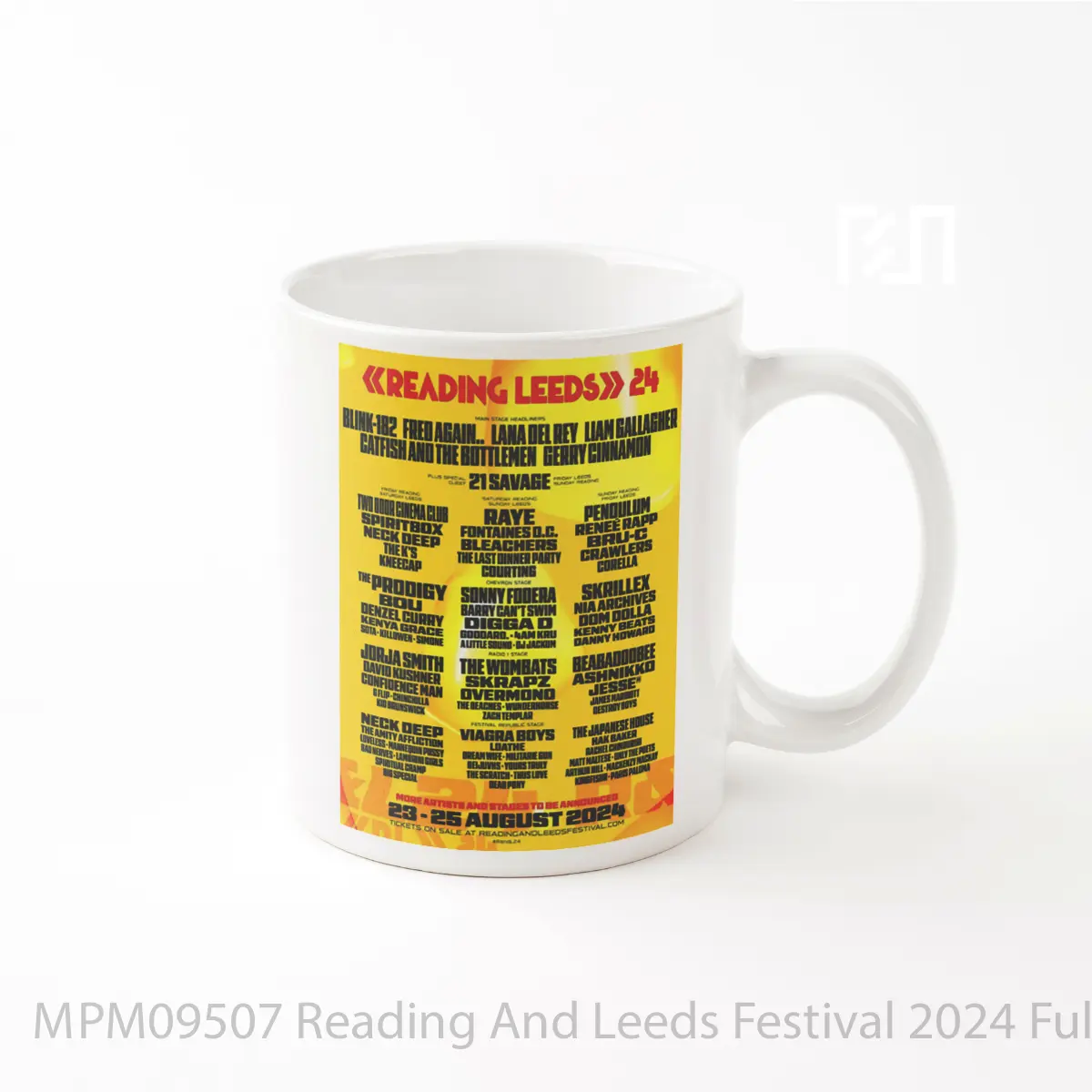 Mug Reading And Leeds Festival 2024 Full Line Up MPM09507