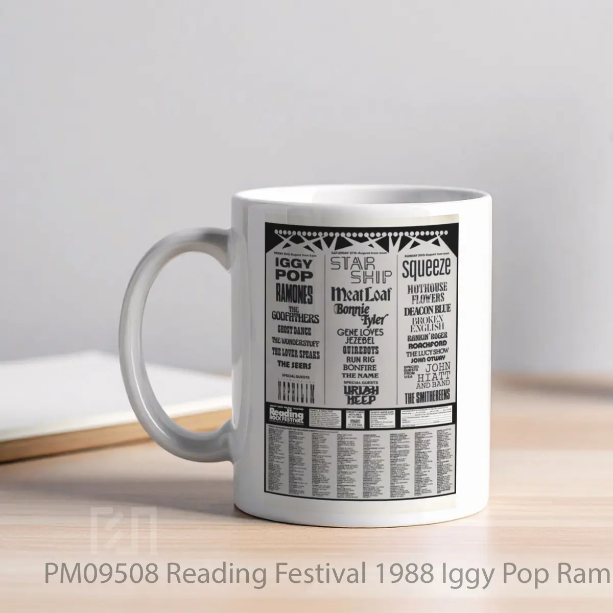 Mug Reading Festival 1988 Iggy Pop Ramones MPM09508 - All-side / Desain