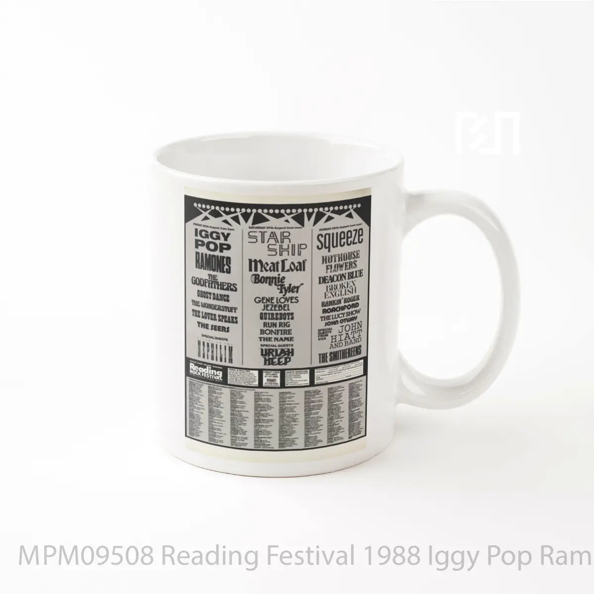 Mug Reading Festival 1988 Iggy Pop Ramones MPM09508