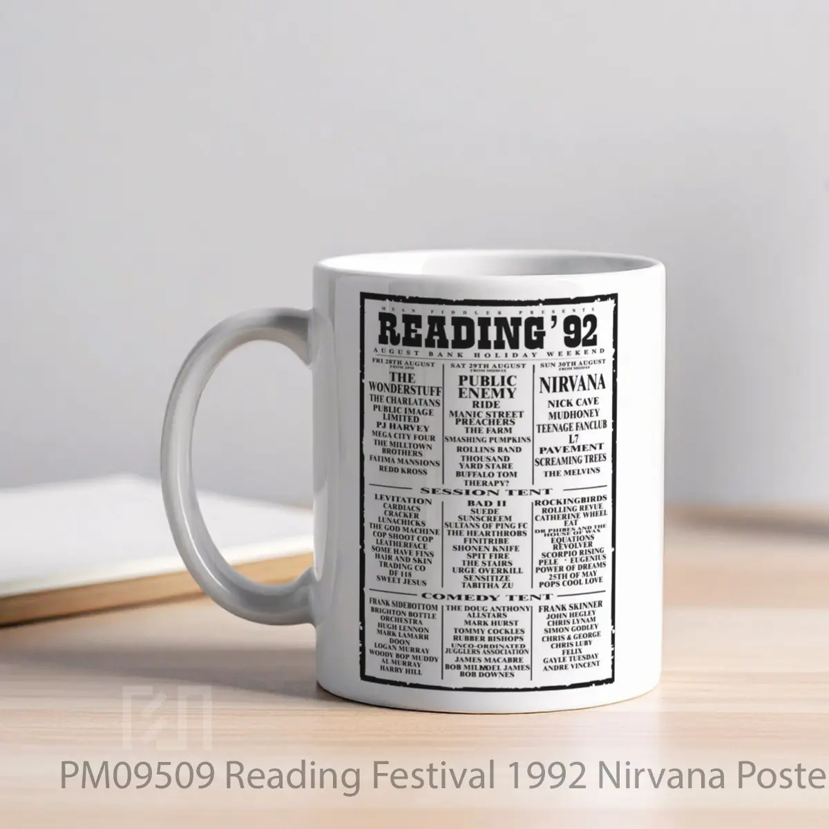 Mug Reading Festival 1992 Nirvana MPM09509 - All-side / Desain