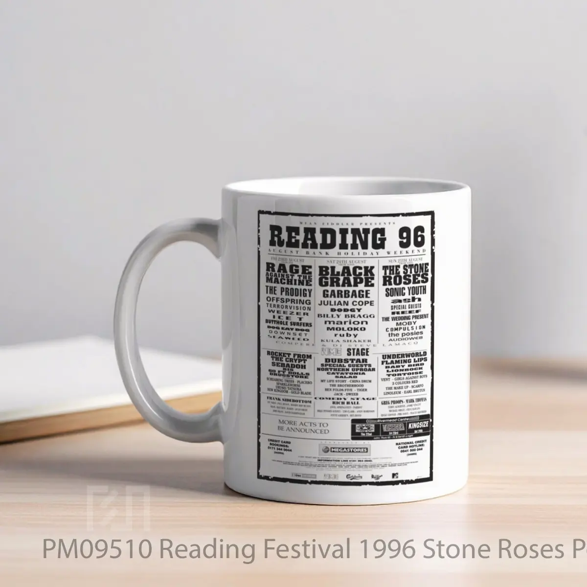 Mug Reading Festival 1996 Stone Roses MPM09510 - All-side / Desain