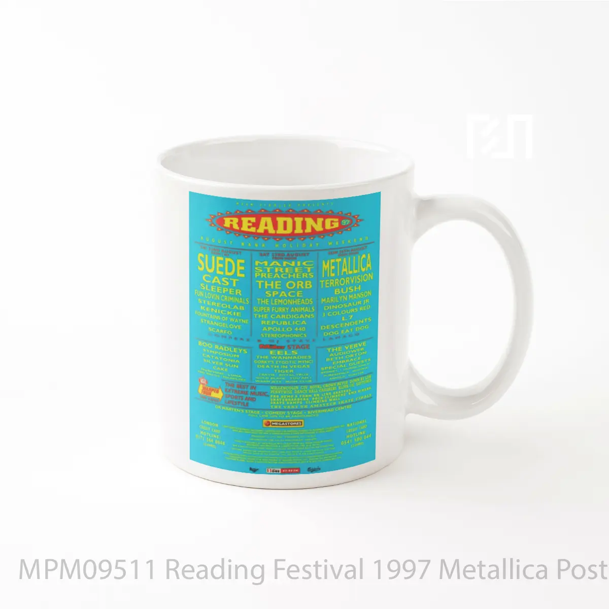 Mug Reading Festival 1997 Metallica MPM09511