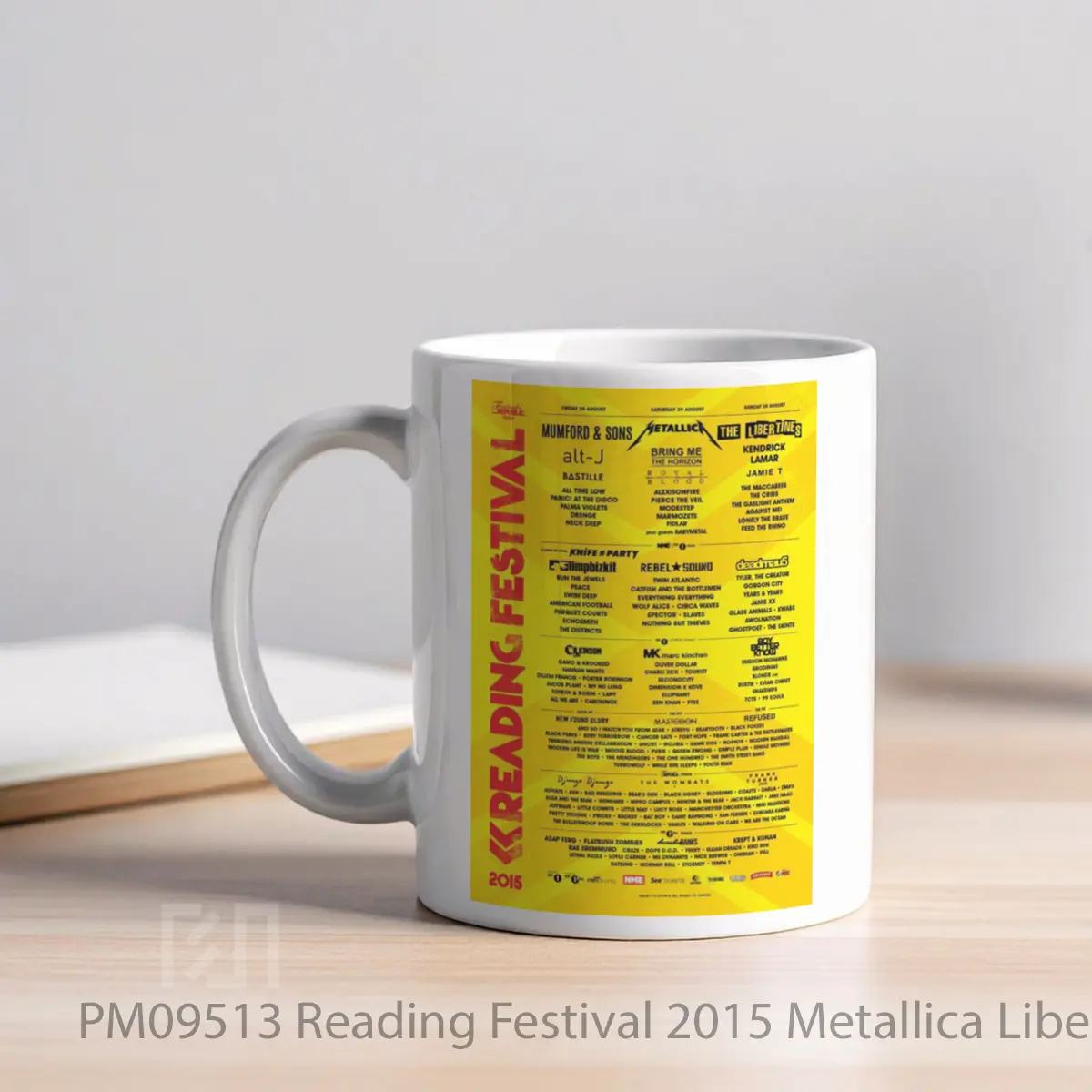 Mug Reading Festival 2015 Metallica Libertines MPM09513 - All-side / Desain
